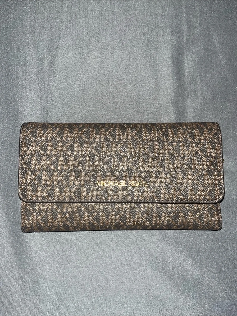 Michael Kors Brown monogram wallet